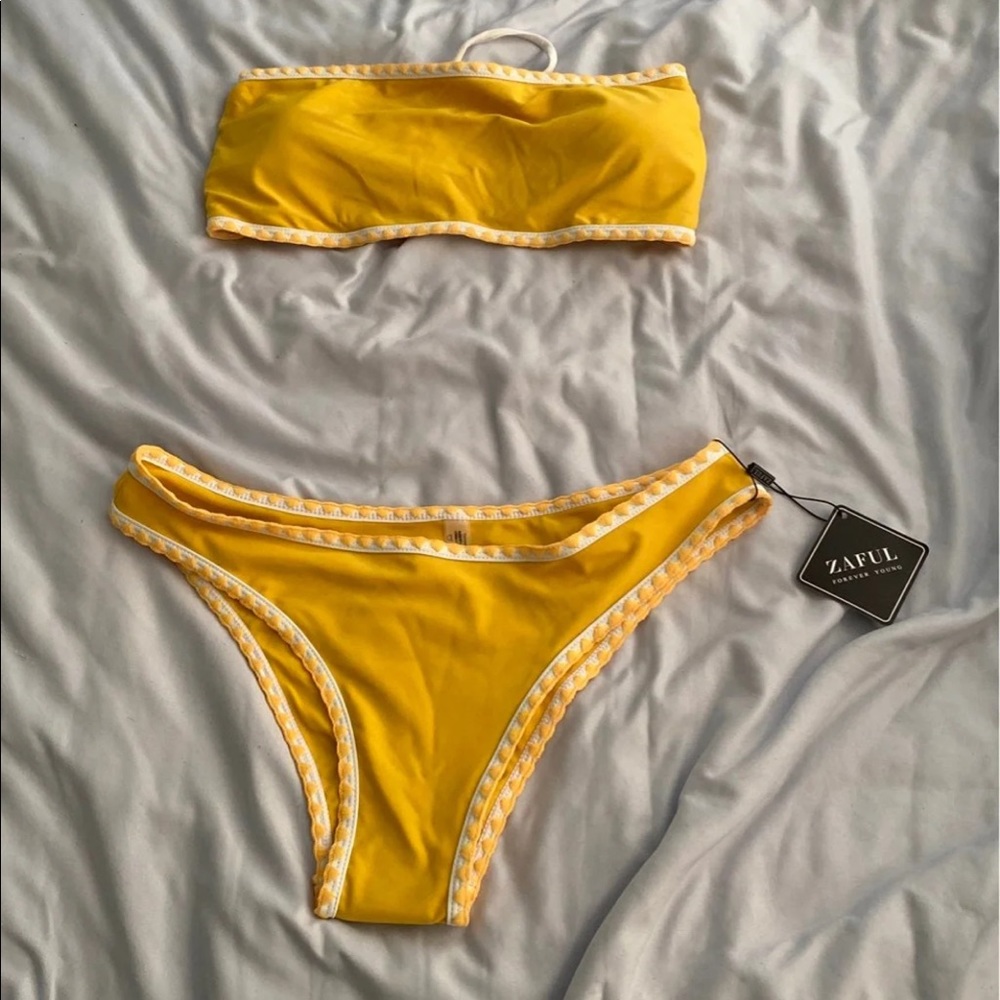 Zaful Yellow Bikini